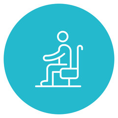 Palliative Care icon vector image. Can be used for Chemotherapy.