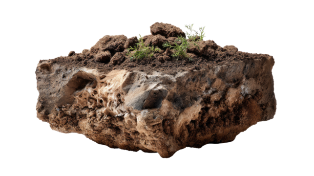 Cross Section of Earth: A cross-sectional view of earth reveals its layers, texture, and subtle details, providing a visual representation of the essential resources and geological structure