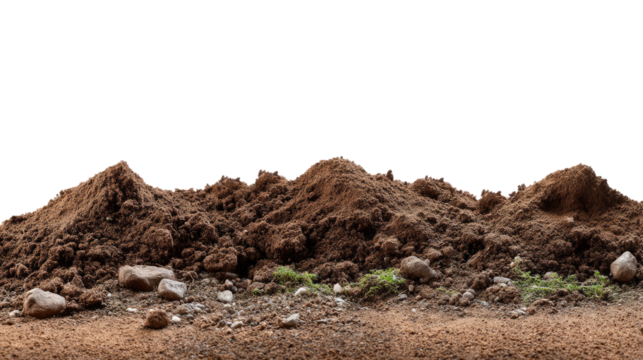 Soil Landscape Close-up: An intimate glimpse of fertile soil, revealing texture, detail, and the essence of the earth.