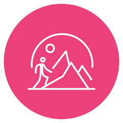 Endurance icon vector image. Can be used for Chemotherapy.