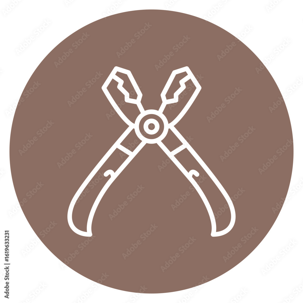 Poster tongs icon vector image. can be used for lab.
