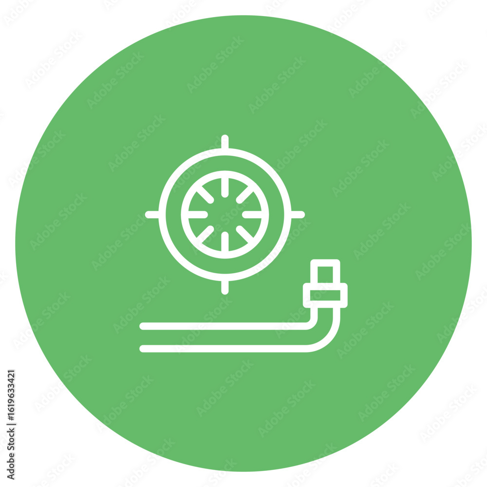 Aufkleber aeration icon vector image. can be used for lab.