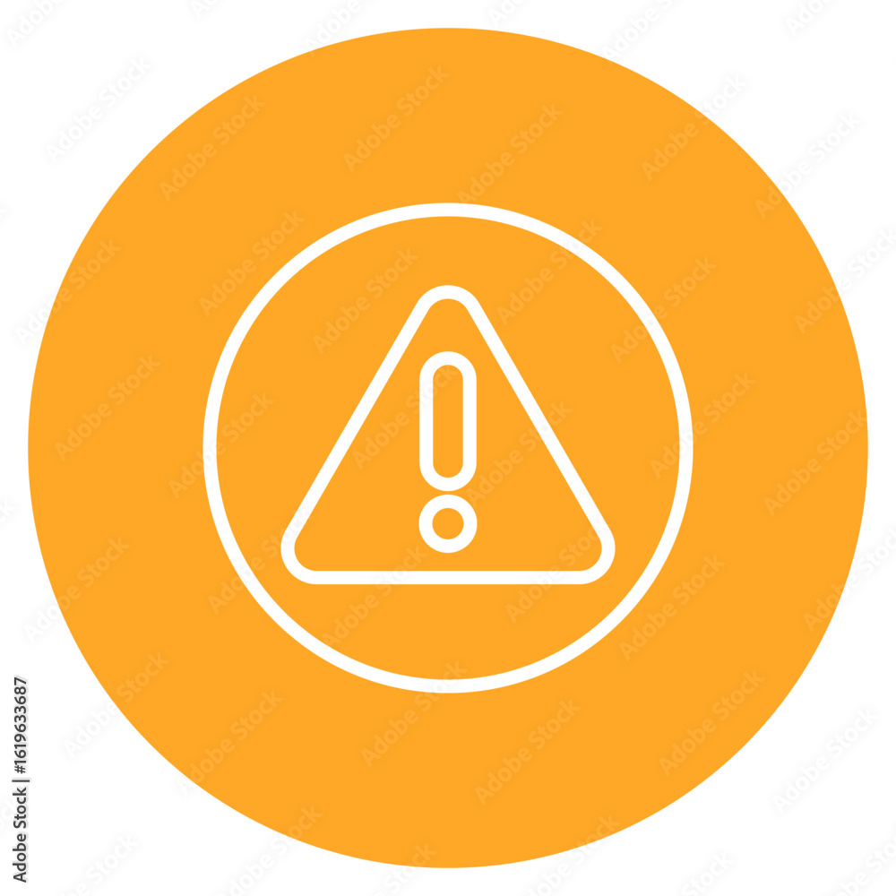 Aufkleber hazard warning icon vector image. can be used for lab.