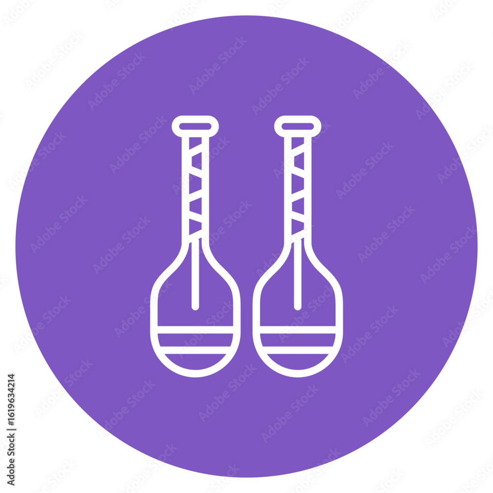 Poster paddles icon vector image. can be used for ocean.