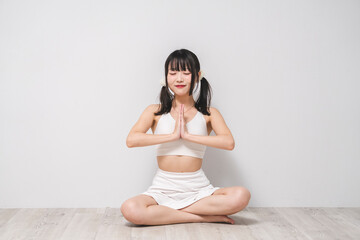 スポーツウェアの女性