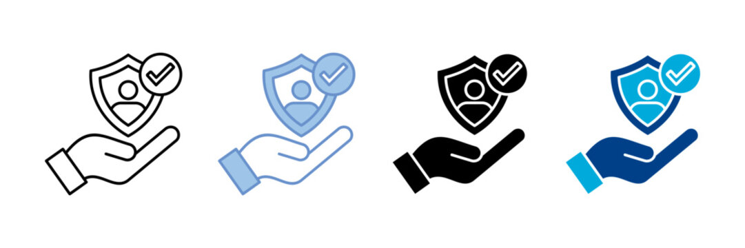 Trust  Icon Set Multiple Style Collection