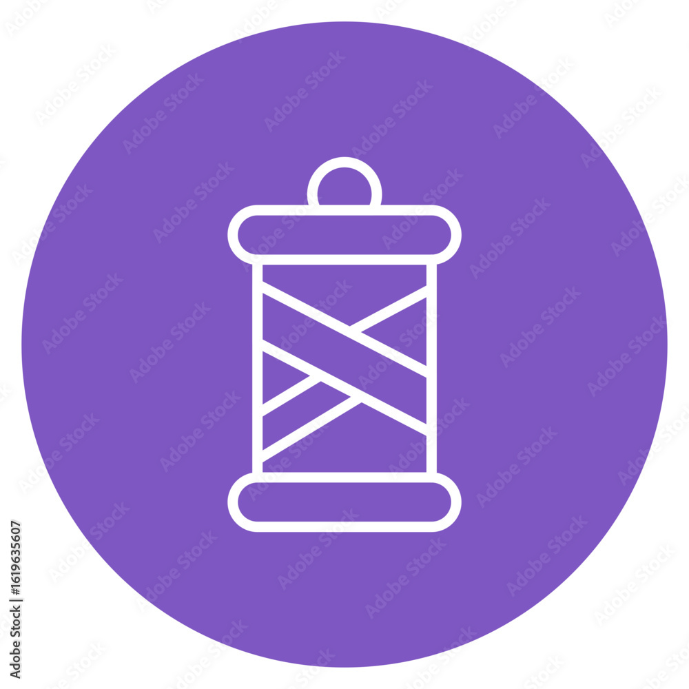 Poster thread icon vector image. can be used for fabric features.