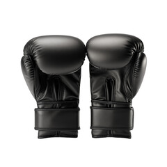 Powerful black boxing gloves ready for intense training and championship fights