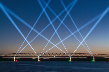 The Old Little Belt Bridge light show 90 years birthday