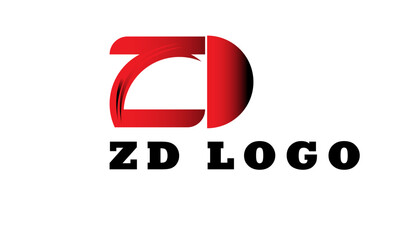 Z D Letter Logo Design | Stylish Modern Monogram for Branding and Identit 