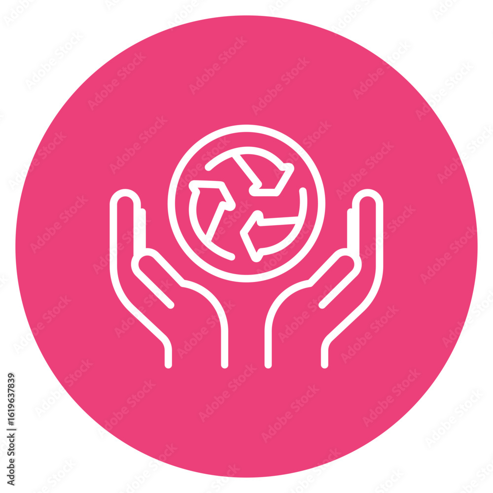 Poster renew icon vector image. can be used for battery and power.