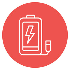 Recharge Battery icon vector image. Can be used for Battery and Power.