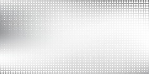 Dot foil background with metal mirror texture. Chrome gradient surface with light gloss modern abstract simple art