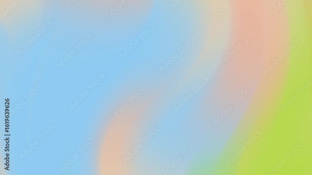 Poster abstracts gentle pastel gradient animation featuring smooth transitions and soft color blending effe