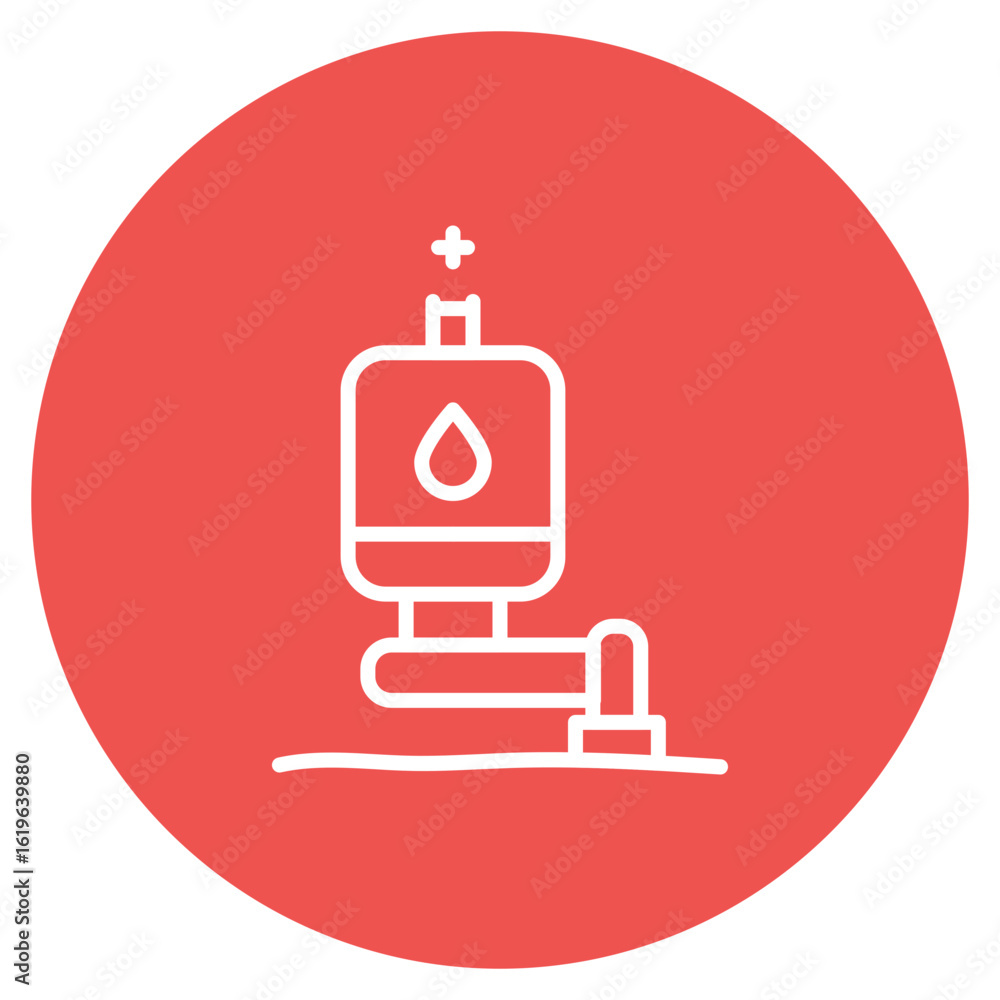 Poster smart water sensor icon vector image. can be used for biometrics.