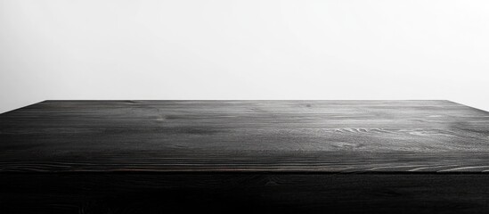 Dark wooden tabletop against a plain white background