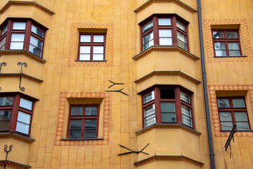 Windows Facade in Innsbruck - Austria