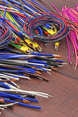 Electrical Insulated Copper Mounting Wires for Electrical Switchboard Assembly. 