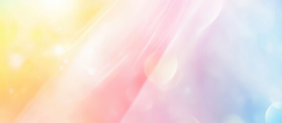 Soft, Pastel-Colored Abstract Background