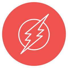 Fototapeta premium Bolt icon vector image. Can be used for Mettalurgy.