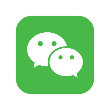 WeChat icon vector, WeChat logo, 微信 標誌, 微信 圖示,