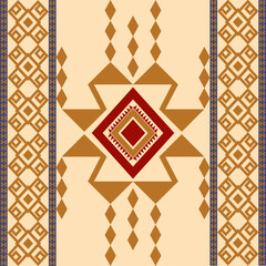 native ethnic  pattern, traditional Design for background ,carpet ,wallpaper, clothing, wrapping, Batik fabric,Vector illustration 300 dpi 