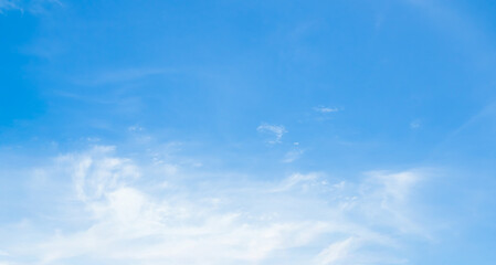 Sky cloud blue nature background paronama web cloudy summer winter season day, light beauty horizon spring brigth gradient calm abstract backdrop air nature view wallpaper landscape environment