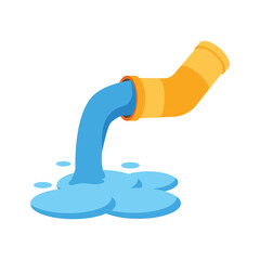 Take a look at this amazing icon of water pipe in trendy style