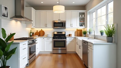 Minimalist Interior Design for Modern Kitchen Space