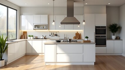 Minimalist Interior Design for Modern Kitchen Space