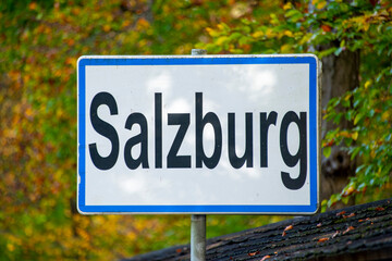 Salzburg City Sign - Austria