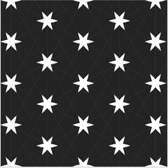 Abstract Seamless Pattern – Simple Line Geometry in Vector Format