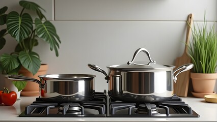 Elegant Modern Kitchen Interior with Clean Design