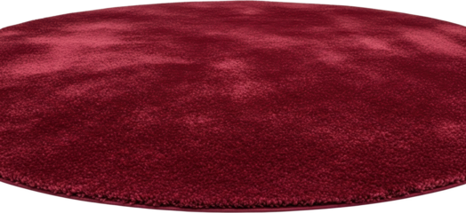 Plush circular deep red carpet texture with a soft sheen Rug Floor Covering transparent background