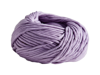 Crafting with lavender yarn a cozy workshop experience creative space hobby isolated on transparent background, png