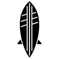 silhouette surfboard icon vector silhouette