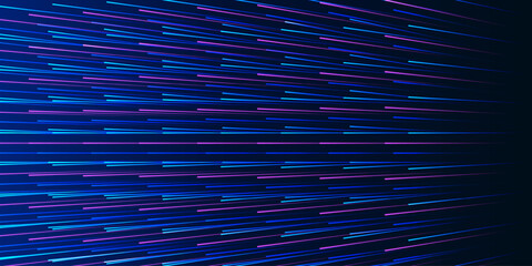 Abstract background with vibrant red green and blue lines creating a dynamic sense of high speed digital motion or data flow, converging on a dark field.