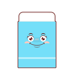 eraser smile face cartoon cute