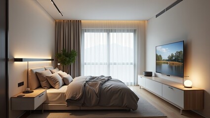 living room with a sofa