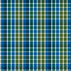 Seamless Blue Green Plaid Pattern Texture Background