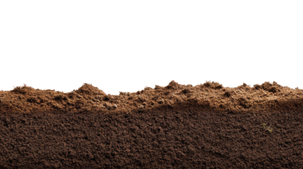 Fertile Earth: A detailed shot of rich, dark earth, perfect for agriculture, showing textures and shades for any project