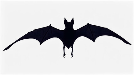 Fototapeta premium Minimalist Bat Illustration — Transparent Background