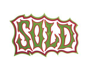 Celebrate your success with this bold, vibrant and eye-catching SOLD graphic for real estate promotions