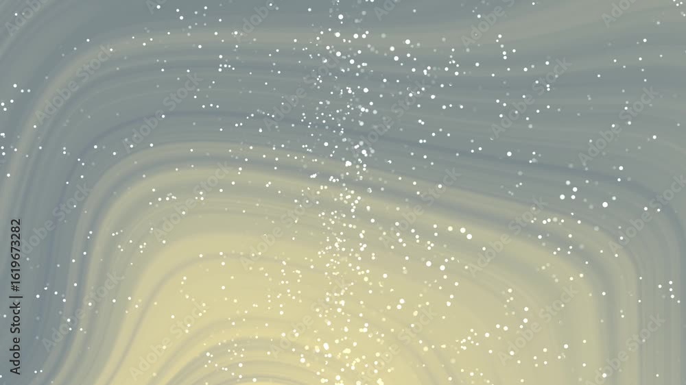 Poster deep sea glow serene backdrop of swirling light patterns with falling particles, perfect for elegant