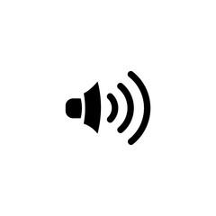 Vector loudspeaker icon