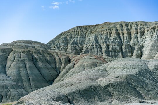 Mesmerizing limestone hills in Davutoglu in Turkey