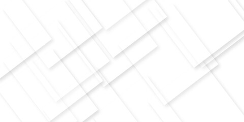 Abstract white background with texture pattern, layered geometric triangle shapes, white and grey glossy squares with faint geometric lines featuring intersecting patterns. background and design.