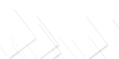 Abstract white background with texture pattern, layered geometric triangle shapes, white and grey glossy squares with faint geometric lines featuring intersecting patterns. background and design.