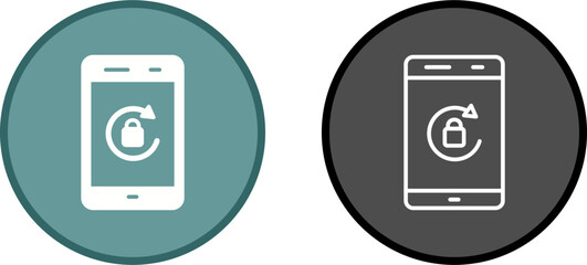 Portrait Orientation Lock Vector Icon