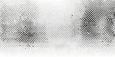 Black and white metal mesh pattern with a subtle halftone dot effect creates a modern digital art texture for a sleek backdrop